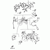 Схема вузла: Електроустаткування 1 Yamaha TT600