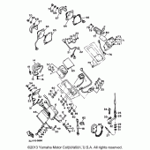 Схема узла: Audio (1) Yamaha XVZ1300 Venture Royale