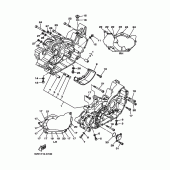 Схема узла: Картер двигателя Yamaha XV1700 Road Star