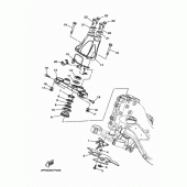 Схема вузла: Рульовий механізм Yamaha XP500 T-MAX 530