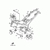 Схема вузла: Рама Yamaha TDM850