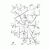 Схема вузла: Електроустаткування 1 Yamaha XV1700 Road Star S