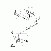 Схема вузла: Вал перемикання Yamaha XVS1300 Midnight Star