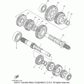 Схема узла: Трансмиссия Yamaha XVS650 V-Star Classic