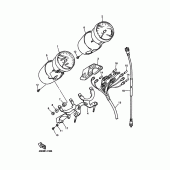 Схема узла: Панель приборов Yamaha XJ600 Diversion (Naked)