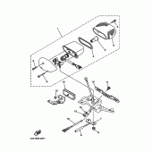 Схема узла: Задний фонарь (Стоп-сигнал) Yamaha XVS125 Drag Star