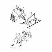 Схема вузла: Крило Yamaha YP400 Majesty
