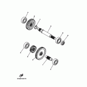 Схема вузла: Трансмісія Yamaha XP500 T-MAX