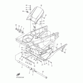 Схема вузла: Задний рычаг и Подвеска Yamaha YZF-R1 R1