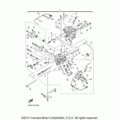 Схема вузла: Карбюратор Yamaha XVS650 V-Star Silverado