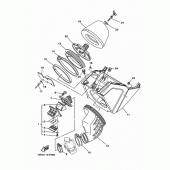 Схема вузла: Впускна система Yamaha YZ125