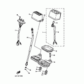 Схема вузла: Панель приладів Yamaha TW200