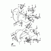 Схема вузла: Облицовочные елементи 2 Yamaha XVZ1300 Royal Star Venture MM Limited