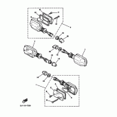 Схема вузла: Поворотники Yamaha TW200