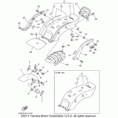 Схема вузла: Крило Yamaha XVS650 V-Star Custom