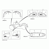 Схема вузла: Емблема 3 (5KP3) Yamaha XVS400 Drag Star Classic