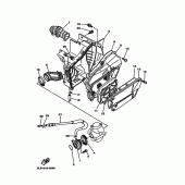 Схема вузла: Впускна система Yamaha TW200