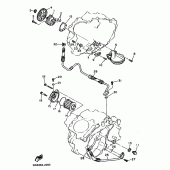 Схема вузла: Масляний насос Yamaha XT500