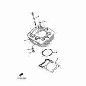 Схема вузла: Циліндр Yamaha TT-R250 TT-R250