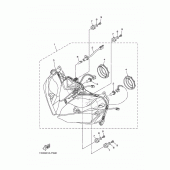Схема узла: Фара Yamaha YZF-R25