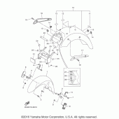 Схема узла: Крыло Yamaha XVS1300 V-Star Deluxe
