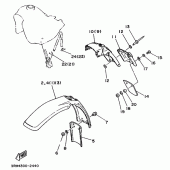 Схема узла: Опция (CHASSIS) Yamaha DT125 DT125R