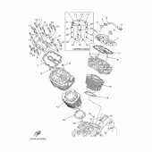 Схема вузла: Циліндр Yamaha XV1700 Road Star Warrior