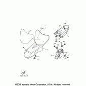 Схема вузла: Крило Yamaha TTR50 TT-R50