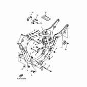 Схема узла: Рама Yamaha XV250 Virago