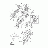 Схема узла: Крыло Yamaha FZS600 FAZER