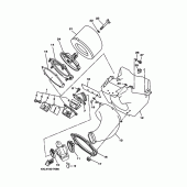 Схема узла: Впускная система Yamaha WR250 WR250Z