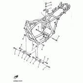 Схема вузла: Крило Yamaha XJ900 Diversion