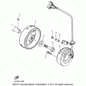 Схема вузла: Генератор Yamaha YZF600R Thundercat