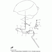 Схема вузла: Паливний бак (2) Yamaha YZF600R Thundercat
