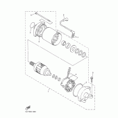 Схема вузла: Електричний стартер Yamaha FZS1000 FAZER