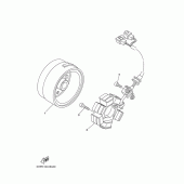 Схема вузла: Генератор Yamaha TTR125 TT-R125