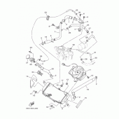 Схема узла: Радиатор и Патрубок системы охлаждения Yamaha XP500 T-MAX 530