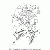 Схема вузла: Паливний бак Yamaha TTR110 TT-R110