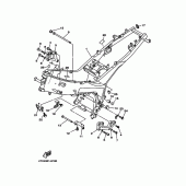 Схема вузла: Рама Yamaha TDM850
