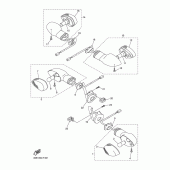 Схема узла: Поворотники Yamaha FZ6 FZ6 FAZER S2 (ABS)
