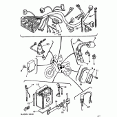 Схема узла: Электрооборудование 1 Yamaha XTZ750 Super Tenere