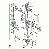 Схема узла: Карбюратор Yamaha XT350 XT350