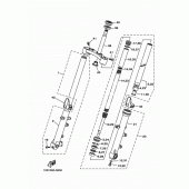 Схема узла: Вилка передней оси Yamaha MT07/ MTT690 MT-07