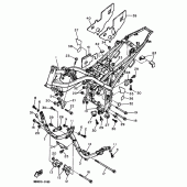 Схема узла: Рама Yamaha SRX600