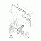 Схема узла: Привод стартера Yamaha XP500 T-MAX