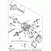Схема вузла: Карбюратор Yamaha XV250 Route 66