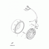 Схема вузла: Генератор Yamaha XT660 XT660Z Tenere