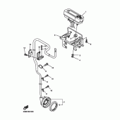 Схема узла: Панель приборов Yamaha WR450F