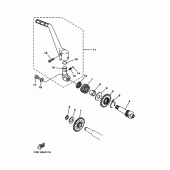 Схема узла: Привод стартера Yamaha YZ125
