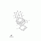 Схема вузла: Циліндр Yamaha XT660 XT660R